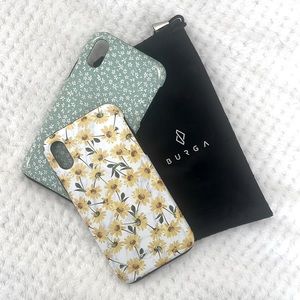 two high quality burgs apple phone cases